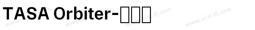 TASA Orbiter字体转换